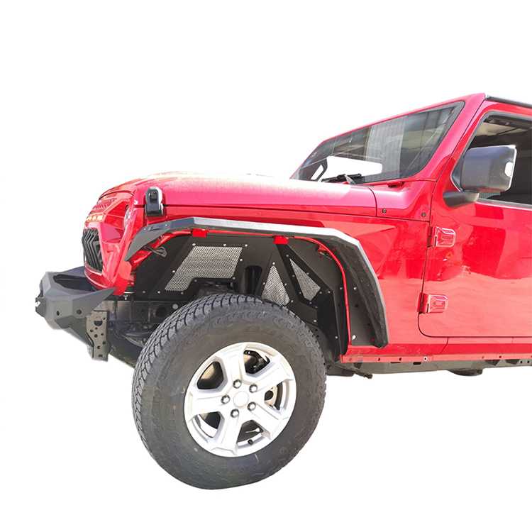 On Sale Jeep Wrangler Jl Vented Front Inner Front Fender Flares Set