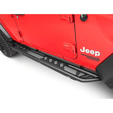 Image of a Jeep Wrangler    Jeep  Wrangler  JL 3 TUBE Side Steps Step Bar Steel Running Boards (4 Door)