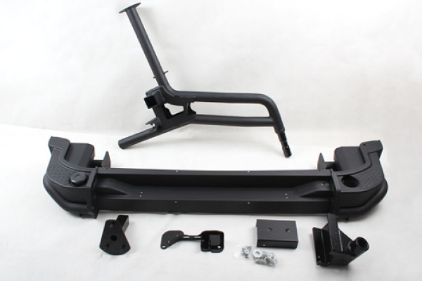 Picture of a Combo Kit: AEV Style Front and Rear Steel Bumper + Tyre Carrier & Water Tanks for Wrangler JK Number 4