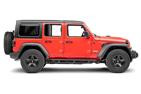 Picture of a Jeep  Wrangler  JL 3 TUBE Side Steps Step Bar Steel Running Boards (4 Door) Number 3