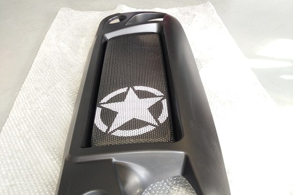 Picture of a Spartan Star Style Angry Grille Matte black Number 3